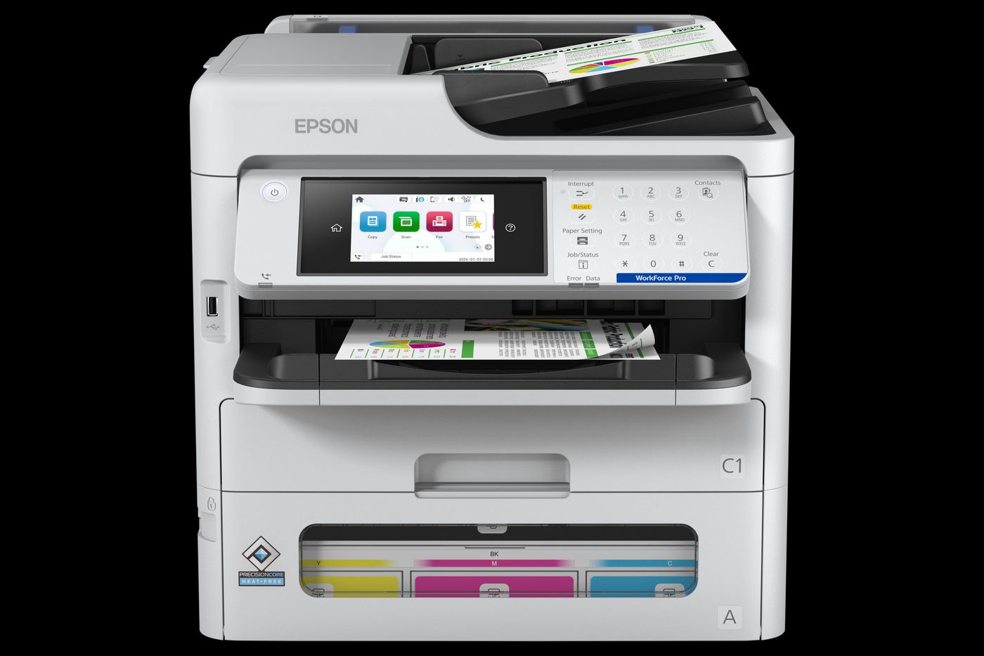 Epson WorkForce Pro EM-C800RDWF – barvna A4 multifunkcijska naprava 4 v 1 za najem